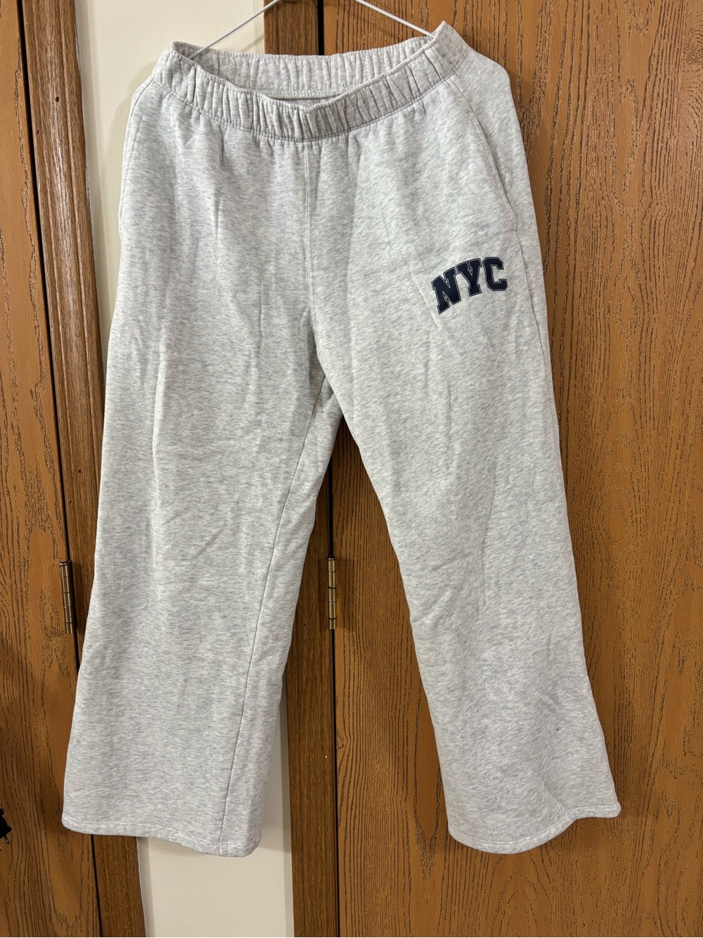 Hollister Light Gray NYC Sweatpants
